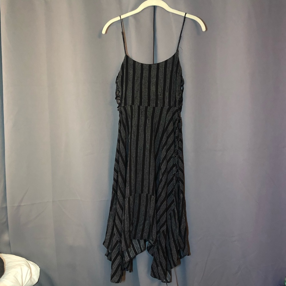 Beachy Handkerchief Hem Dress With Side Ties